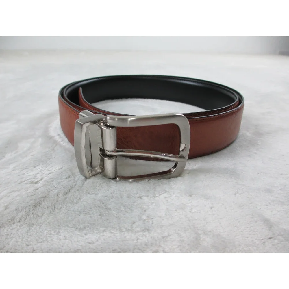 Cole Haan Brown Reversible Dress Belt - Genuine Leather - Men's Size 40/100*